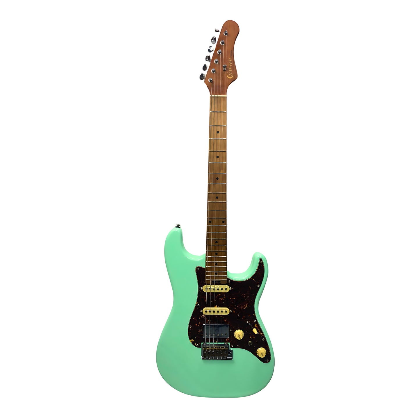 Crafter Crema S HSS Electric Guitar - Ara Green