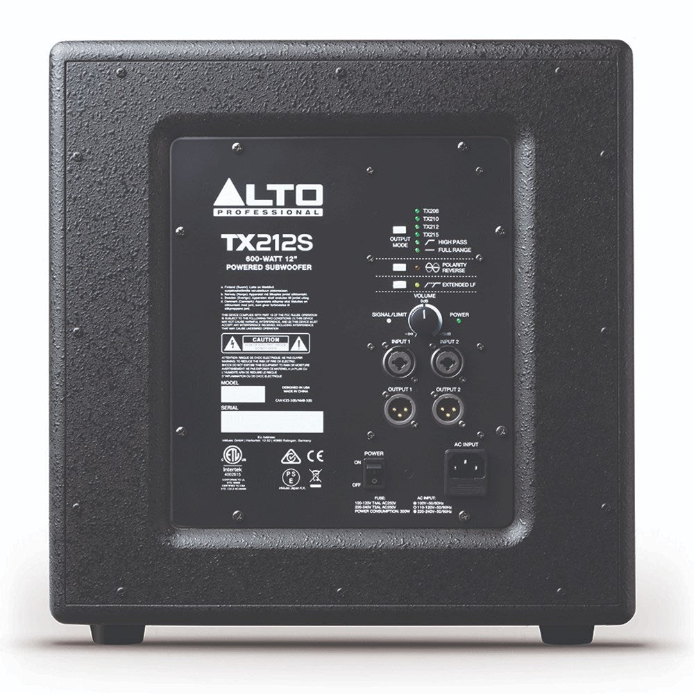 Alto Truesonic 12" 900W Powered Subwoofer