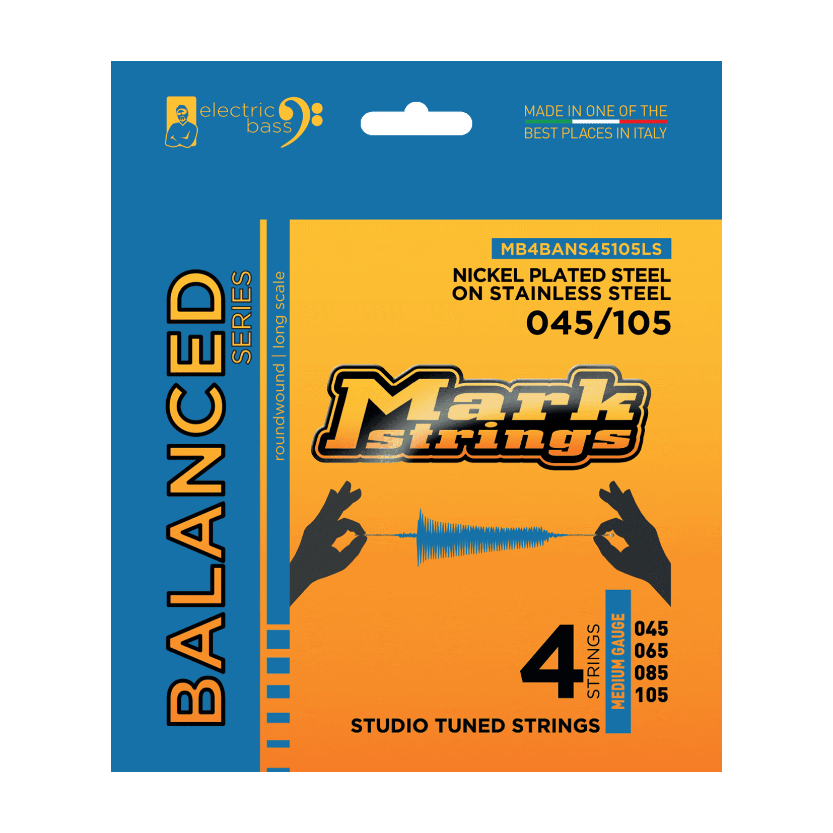 Markbass Balanced Series Electric Bass Strings - Nickel Plated Steel O ...