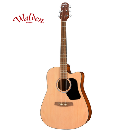 Walden D255CE Standard Dreadnought Acoustic/Electric Guitar – Matte Natural