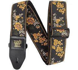 Ernie Ball Jacquard Strap - Tangerine Blossom