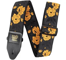 Ernie Ball Jacquard Strap - Tangerine Rose