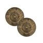 Red Cymbals Melbourne Series 13" Hi-Hats – full top view
Hand-hammered Red Cymbals 13" hi-hat close-up
Melbourne Series 13" Hi-Hats on drum kit
Dark tone Red Cymbals hi-hats – hammering detail