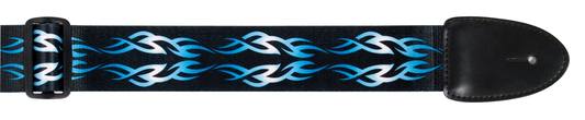 XTR 2" Poly Web Guitar Strap - Blue/Black