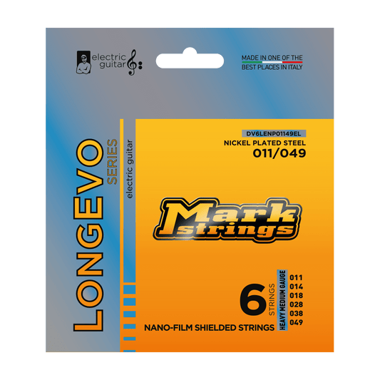 LONGEVO SERIES ELECTRIC GUITAR NANO-FILM SHIELDED NICKEL PLATED STEEL 11/49