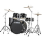 Yamaha Rydeen 5pc Euro Drum Kit - Black Glitter w/ Free DS550 Stool