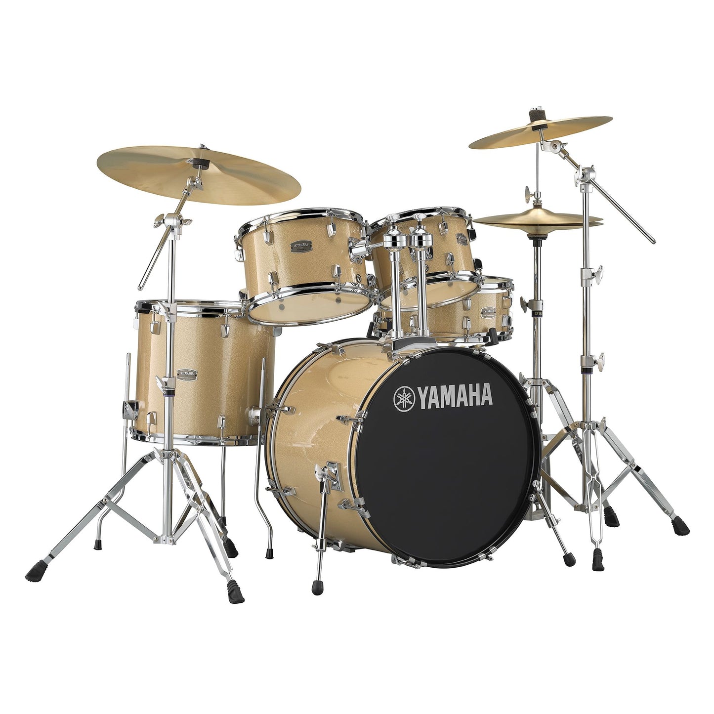 Yamaha Rydeen 5pc Fusion Drum Kit - Champagne Glitter w/ Free DS550 Stool