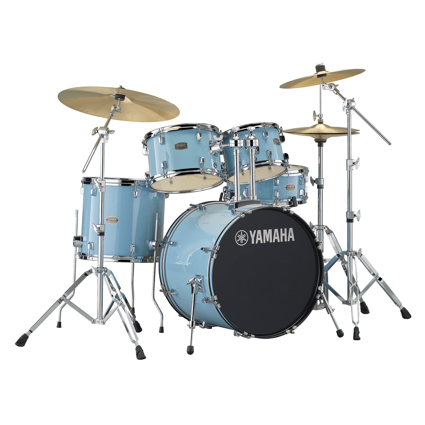 Yamaha Rydeen 5pc Fusion Drum Kit - Gloss Pale Blue w/ Free DS550 Stool