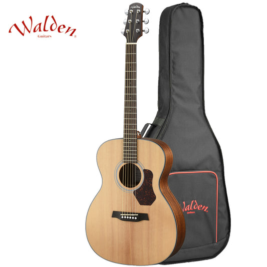 Walden O550E Natura Solid Spruce Top Orchestra Acoustic/Electric Guitar - Satin Natural