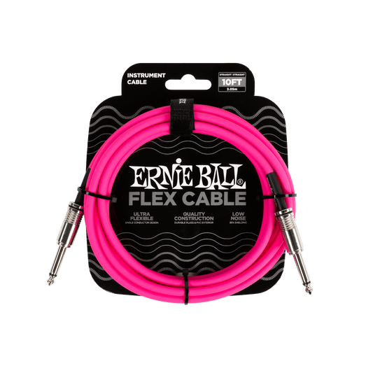 Ernie Ball Flex Cable 10ft - Pink