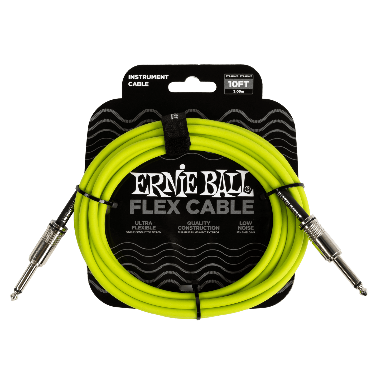 Ernie Ball Flex Cable 10ft - Green
