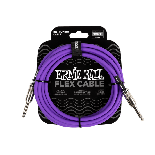 Ernie Ball Flex Cable 10ft - Purple