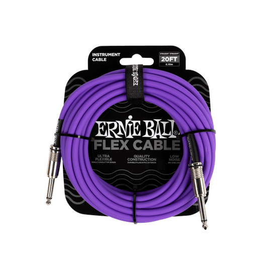 Ernie Ball Flex Cable 20ft - Purple