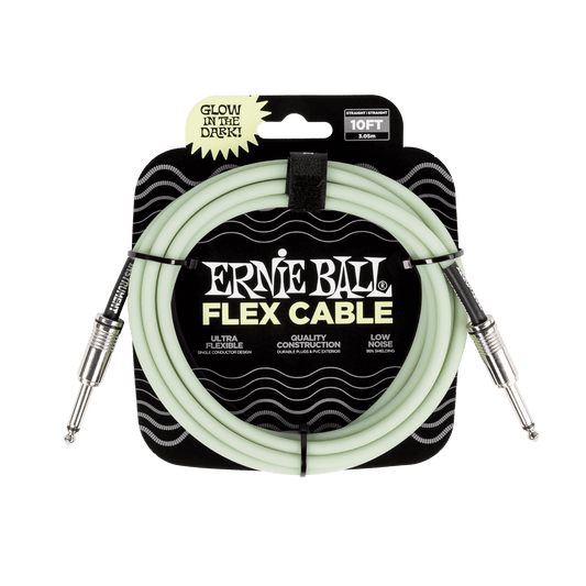Ernie Ball Flex Cable 10ft - Glow