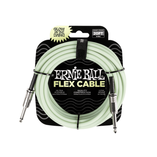 Ernie Ball Flex Cable 20ft - Glow