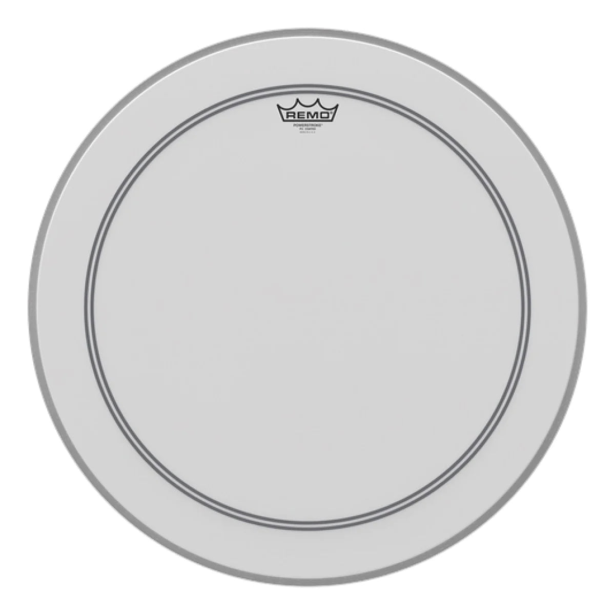 Remo Powerstroke P3 Coated Bass Drum Head, 18" w/ Falam Patch