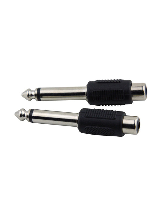 RCA(F)-1/4"(M) Mono Adapter, 2pk