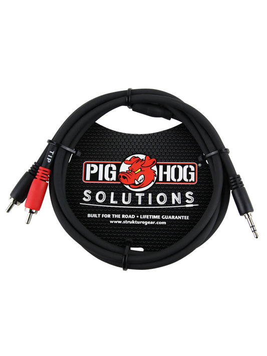 3ft Stereo Breakout Cable, 3.5mm to Dual RCA