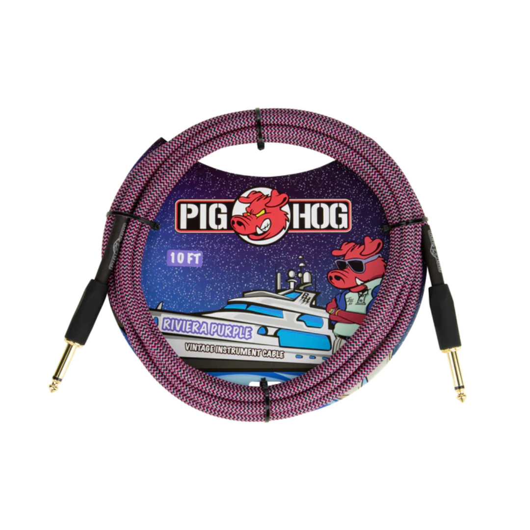 Pig Hog "Riviera Purple" Instrument Cable, 10ft