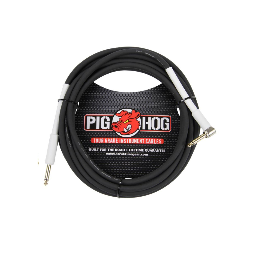 Pig Hog 18.5 ft Right Angle Instrument Cable