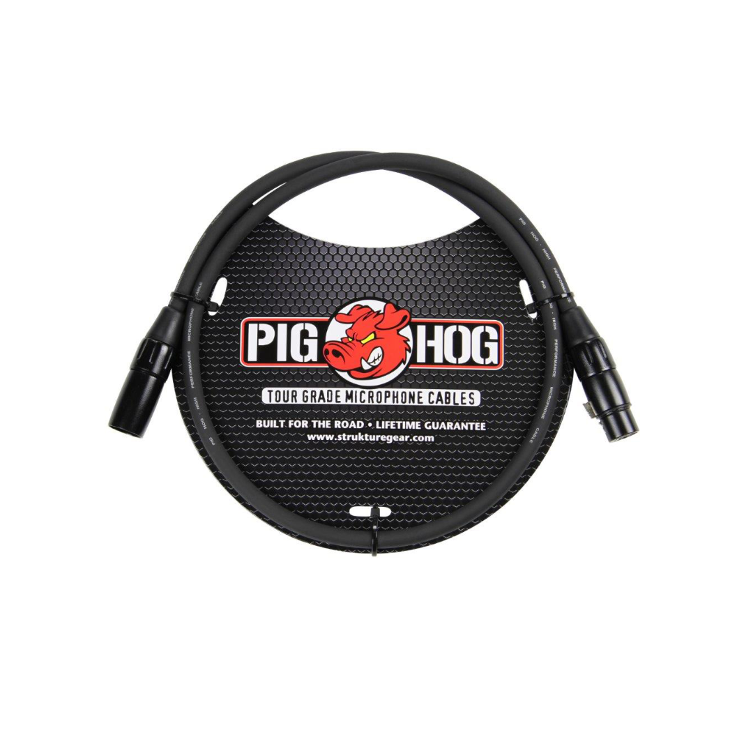 Pig Hog 8mm Mic Cable, 3ft XLR