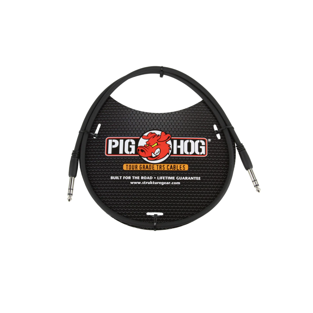 Pig Hog Cable - 1/4" TRS, 3 ft