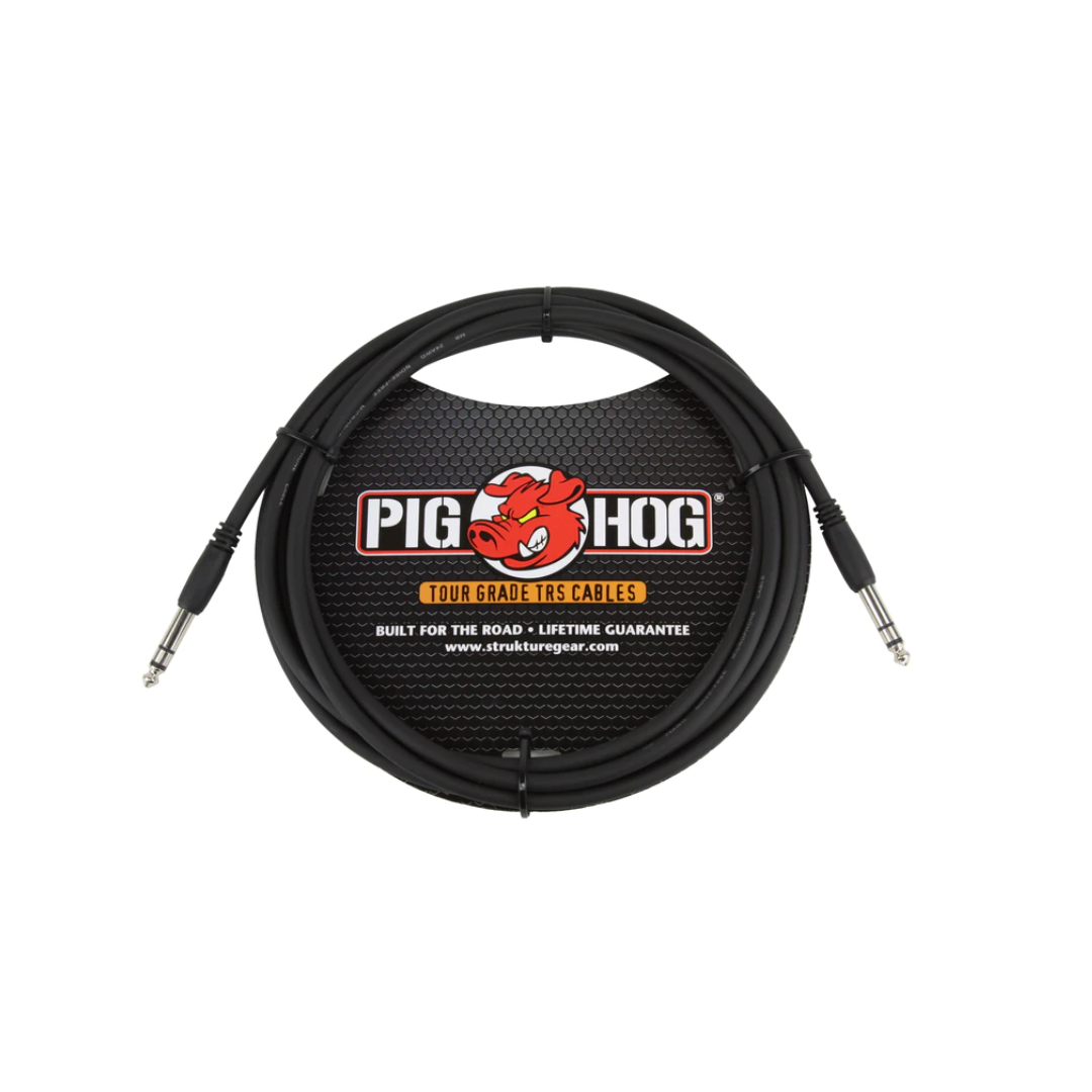 Pig Hog Cable - 1/4" TRS, 10 ft