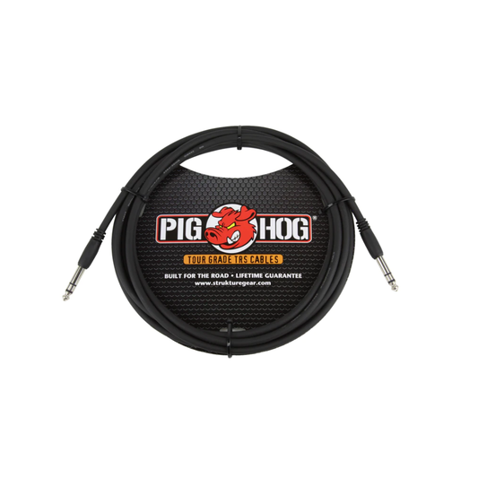 Pig Hog Cable - 1/4" TRS, 10 ft