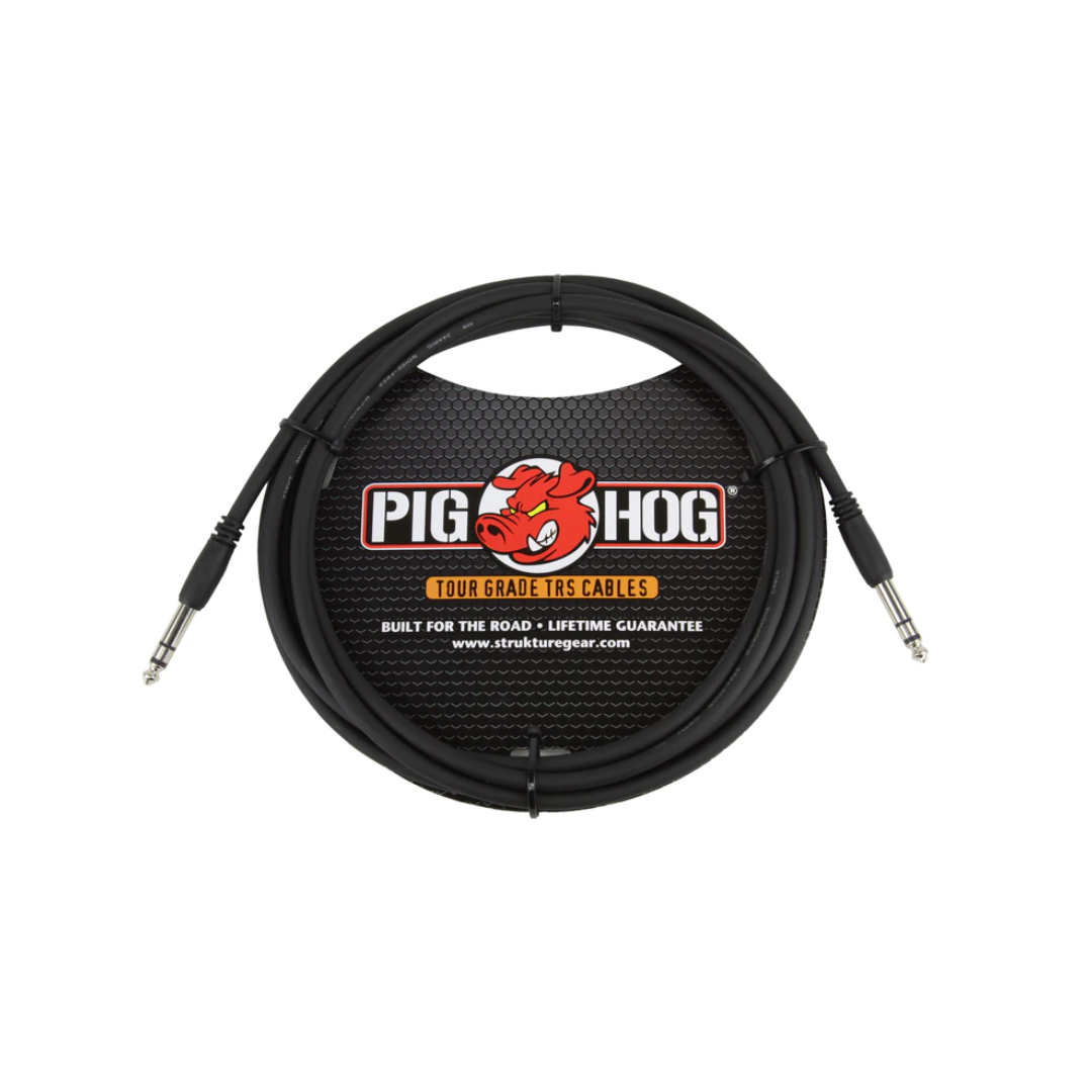 Pig Hog Cable - 1/4" TRS, 15 ft