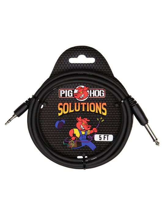 5ft 3.5mm TRS to 1/4" Mono