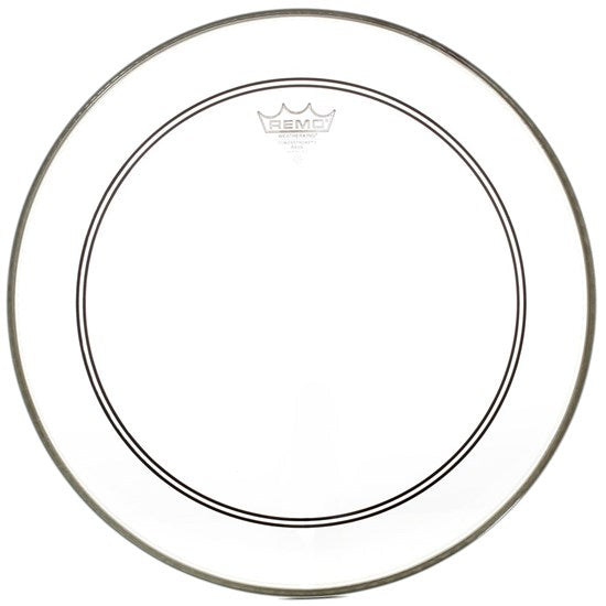 Remo Powerstroke P3 Clear Bass Drumhead, 22" w/ Falam Patch