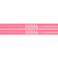 Total Percussion 7A Hickory Drumsticks - Fluorescent Pink / Wood Tip
