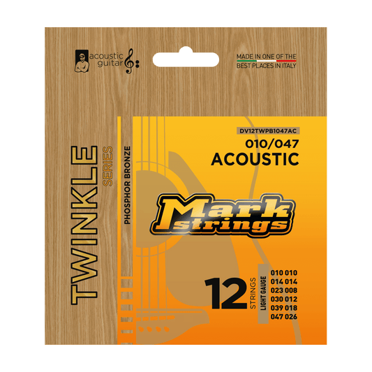 TWINKLE SERIES 12 ST ACOUSTIC GUITAR PHOSPHOR BRONZE 10/47