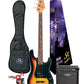 SX Student Bass Guitar Pack w/ Laney Amp - Multiple Colours Available