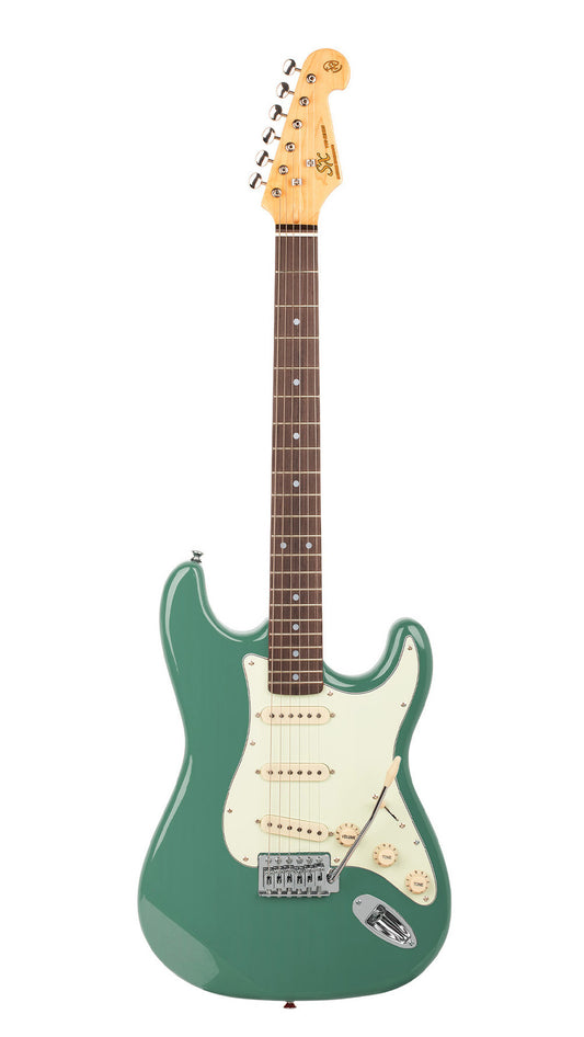 SX Vintage Style Electric Guitar - Vintage Green