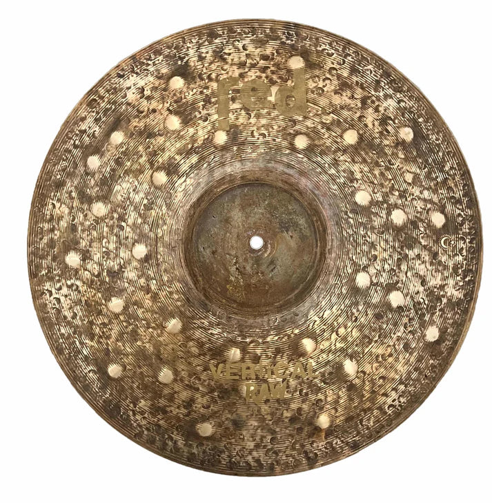 Red Cymbals Vertical Raw Trash Crash - 18"
