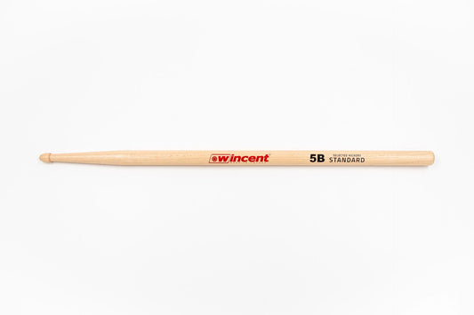 Wincent 5B USA Hickory Wood Tip Drum Sticks