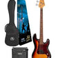 SX 3/4 Student Bass Guitar Pack - Multiple Colours Available