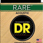 DR Strings 'RARE' Acoustic Guitar String Set - 11-50