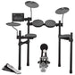 Yamaha DTX432K electronic drum kit – front view on four-leg rack
