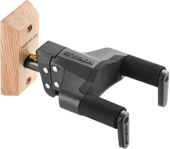 Hercules Auto-Grab Guitar Wall Hanger - Wood Block