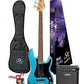 SX Student Bass Guitar Pack w/ Laney Amp - Multiple Colours Available
