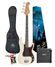 SX 3/4 Student Bass Guitar Pack - Multiple Colours Available