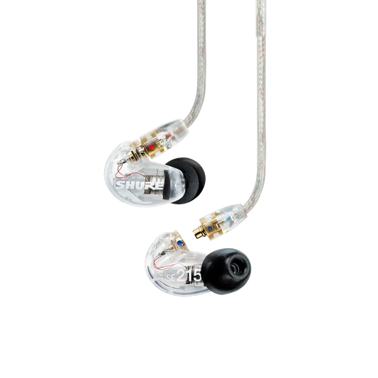 Shure SE215 Sound Isolating Earphones - Clear