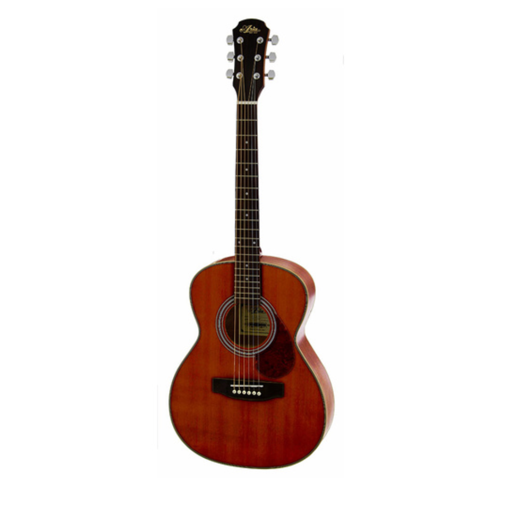 Aria ADF-21 Series Mahogany Top Travel Guitar with Gig Bag
