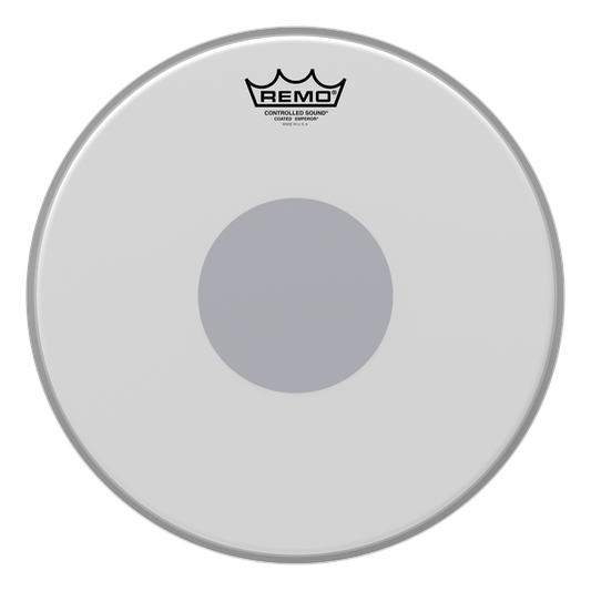 Remo CS Emperor Coated Drumhead - Bottom Black Dot, 13"