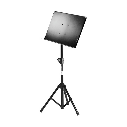 On Stage Orchestral Sheet Music Stand with Solid Bookplate