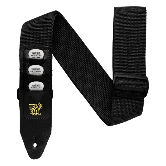Ernie Ball Pickholder Polypro Strap - Black