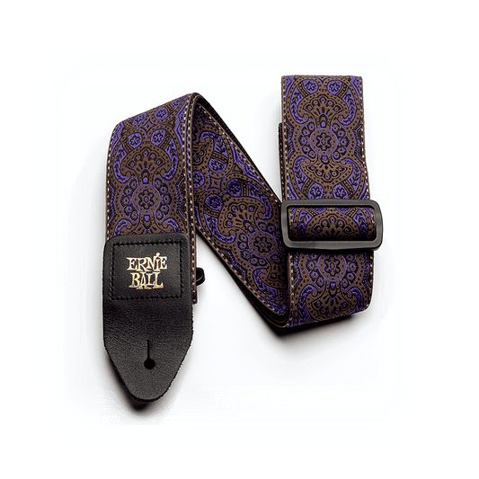 Ernie Ball Jacquard Strap - Purple Paisley