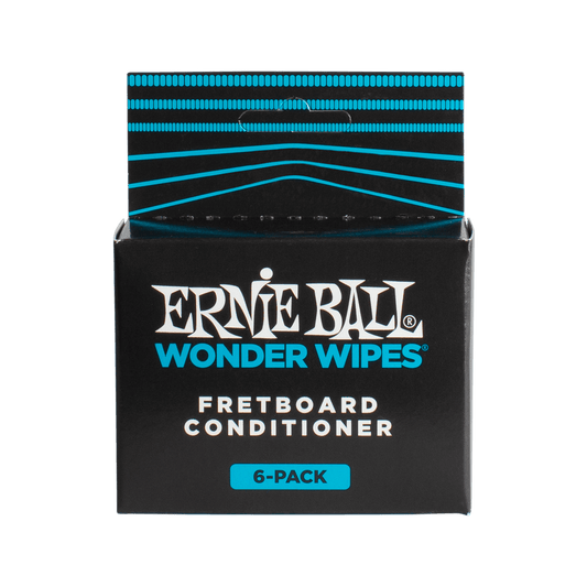 Ernie Ball Wonder Wipes - Fretboard Conditioner - 6 Pack